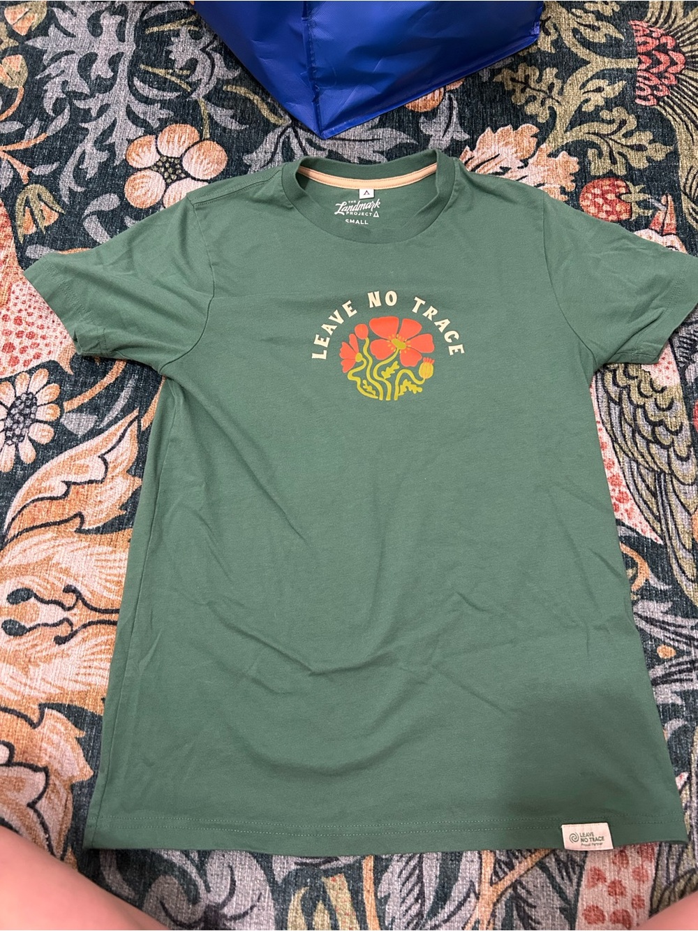 Leave No Trace Green landmark Graphic Tee - Small